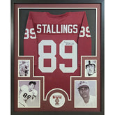 Gene Stallings Signed Framed Jersey JSA COA Autographed Texas A&M
