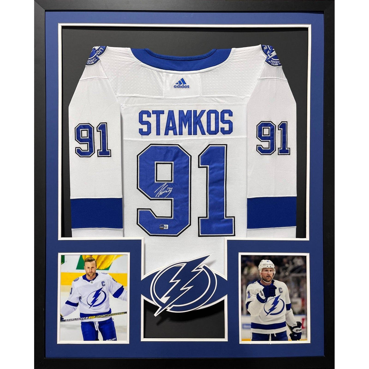 Steven Stamkos Framed Signed Jersey Beckett Autographed Tampa Bay Lightning