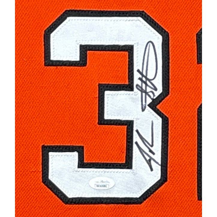 John Starks Framed Jersey Beckett Autographed Signed Oklahoma State Knicks