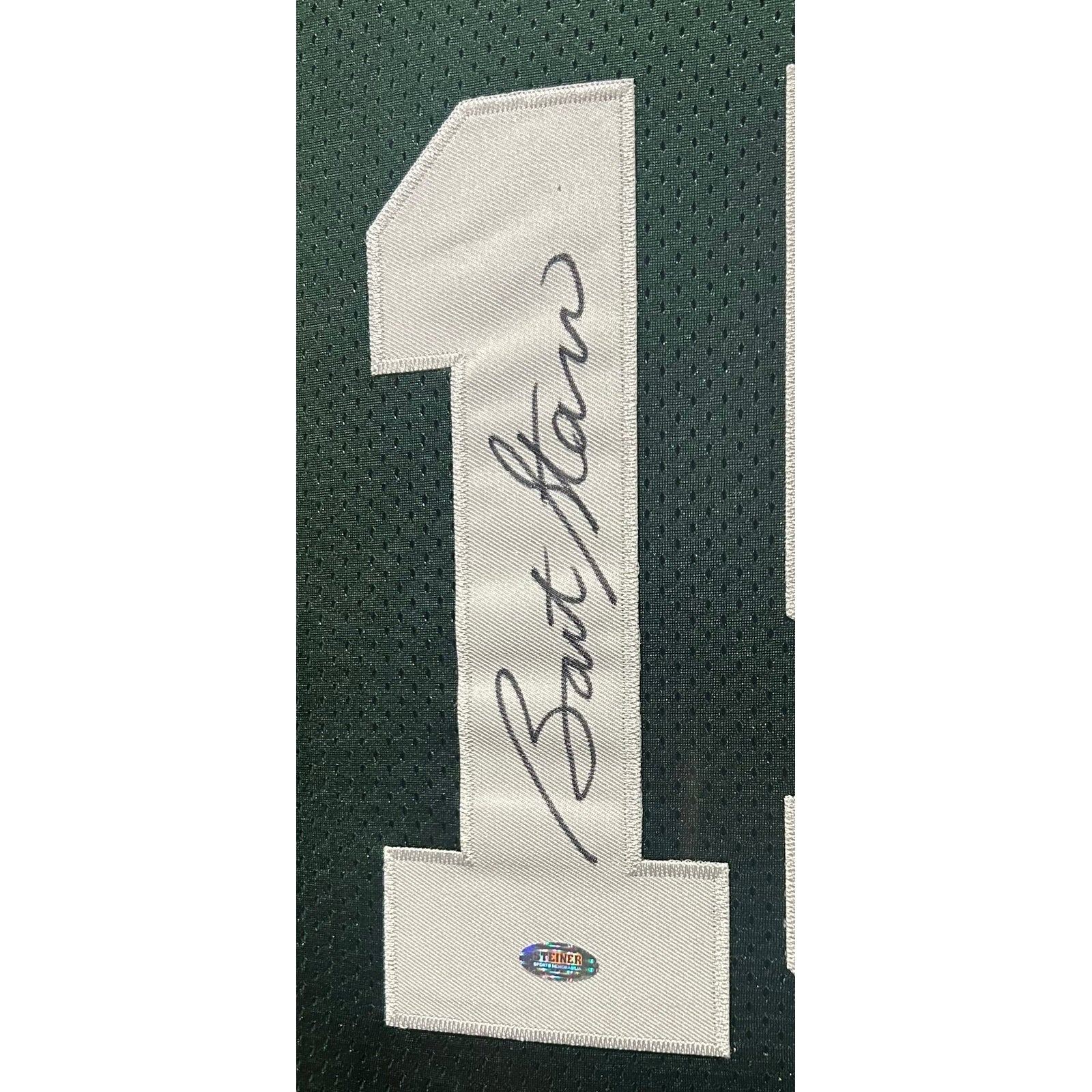 Bart Starr Signed Framed Jersey Steiner Autographed Green Bay Packers