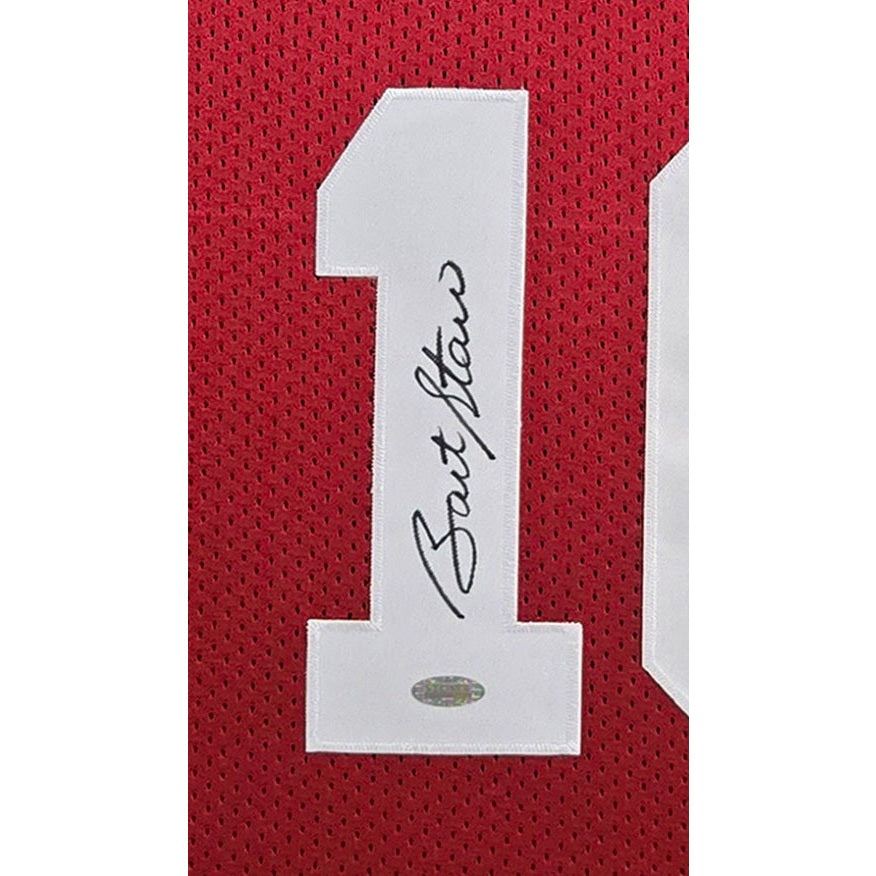 Bart Starr Signed Framed Alabama Jersey Steiner Autographed Packers