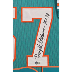 Dwight Stephenson Framed Signed Jersey Beckett Autographed Dolphins