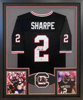 Sterling Sharpe Framed Signed Jersey Beckett Autographed South Carolina