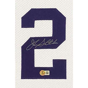 John Stockton Framed Signed Jersey Beckett Autographed Utah Jazz