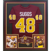 Terrell Suggs Framed Signed Jersey Beckett Autographed Arizona State
