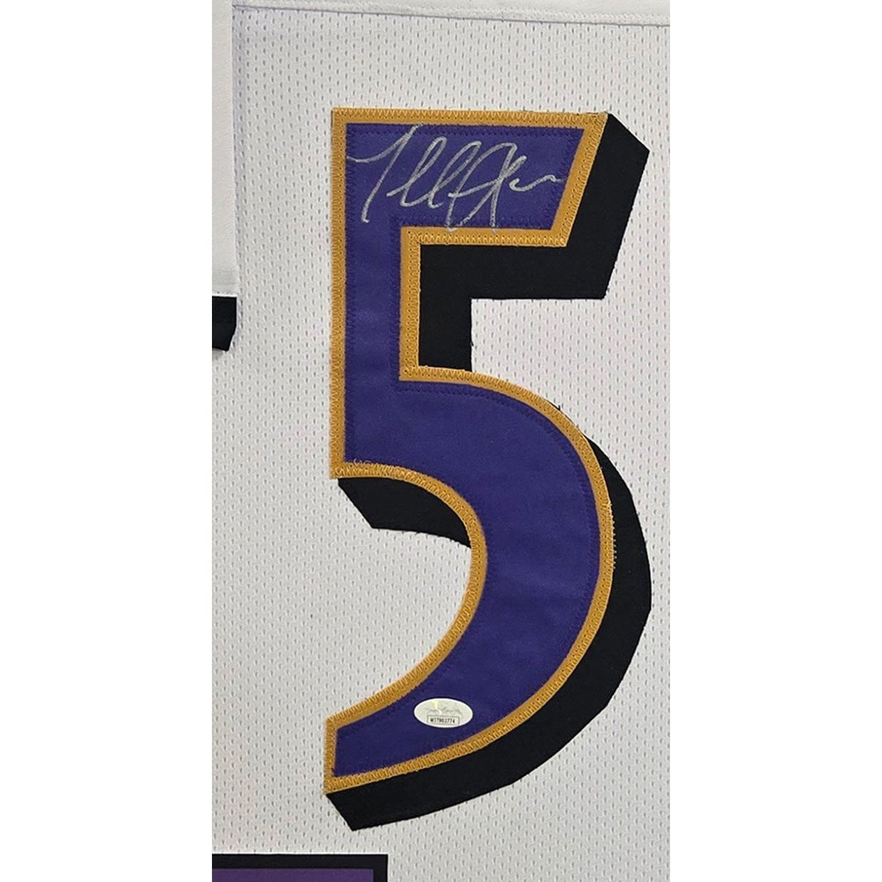 Terrell Suggs Framed Signed Jersey JSA Autographed Baltimore Ravens