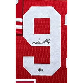 Ndamukong Suh Framed Signed Jersey Beckett Autographed Nebraska