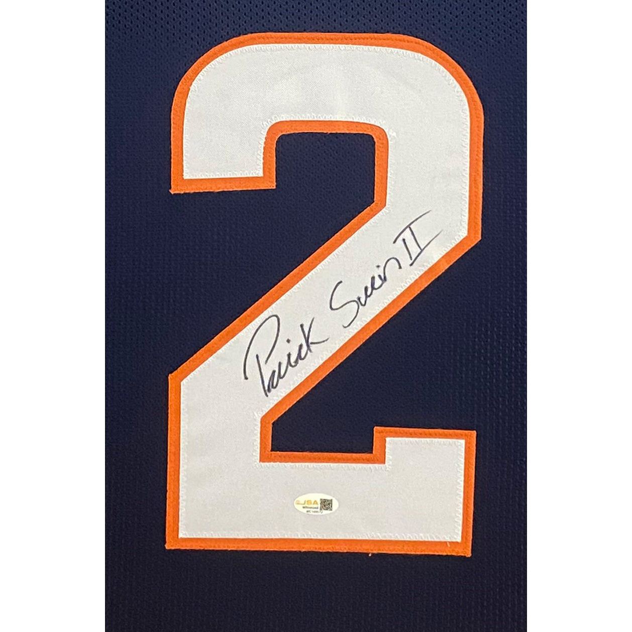 Patrick Surtain Framed Signed Jersey Denver Broncos JSA Autographed