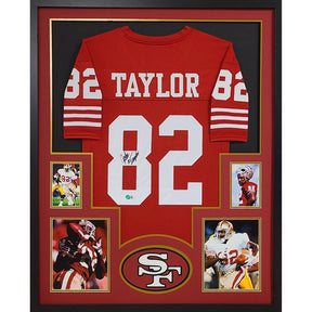 John Taylor Framed Signed Jersey Beckett Autographed San Francisco 49ers