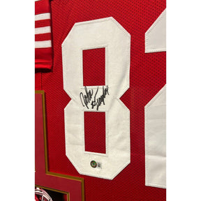 John Taylor Framed Signed Jersey Beckett Autographed San Francisco 49ers