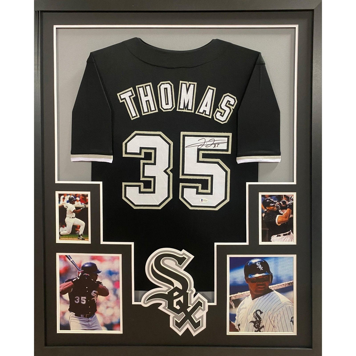 Frank Thomas Signed Framed Jersey JSA Autographed Chicago White Sox