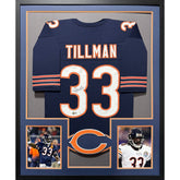 Charles Tillman Framed Jersey Beckett Autographed Signed Chicago Bears