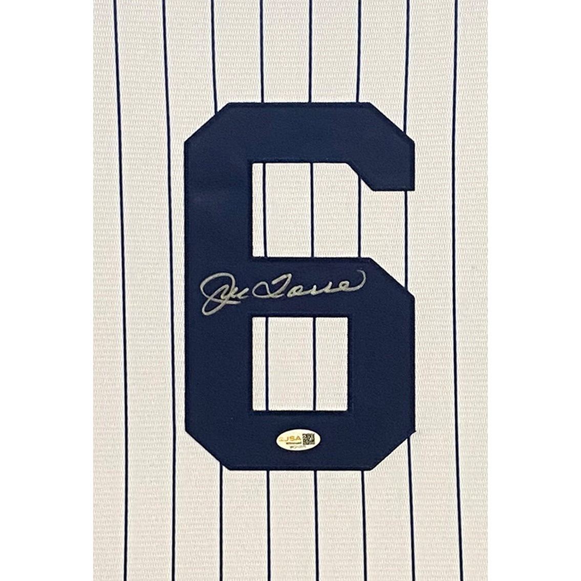 Joe Torre Signed Framed New York Yankees Jersey JSA Autographed