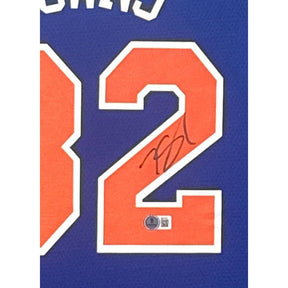 Karl-Anthony Towns Framed Jersey Beckett Autographed Signed New York Knicks