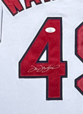 Tim Wakefield Framed Signed White Jersey JSA Autographed Boston Red Sox 2P