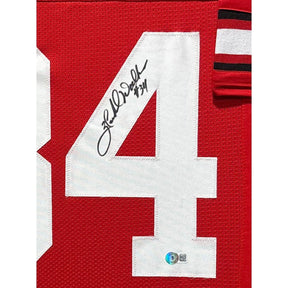 Herschel Walker Framed Jersey Beckett Autographed Signed Georgia