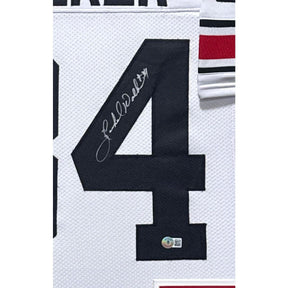 Herschel Walker Framed White Jersey Beckett Autographed Signed Georgia