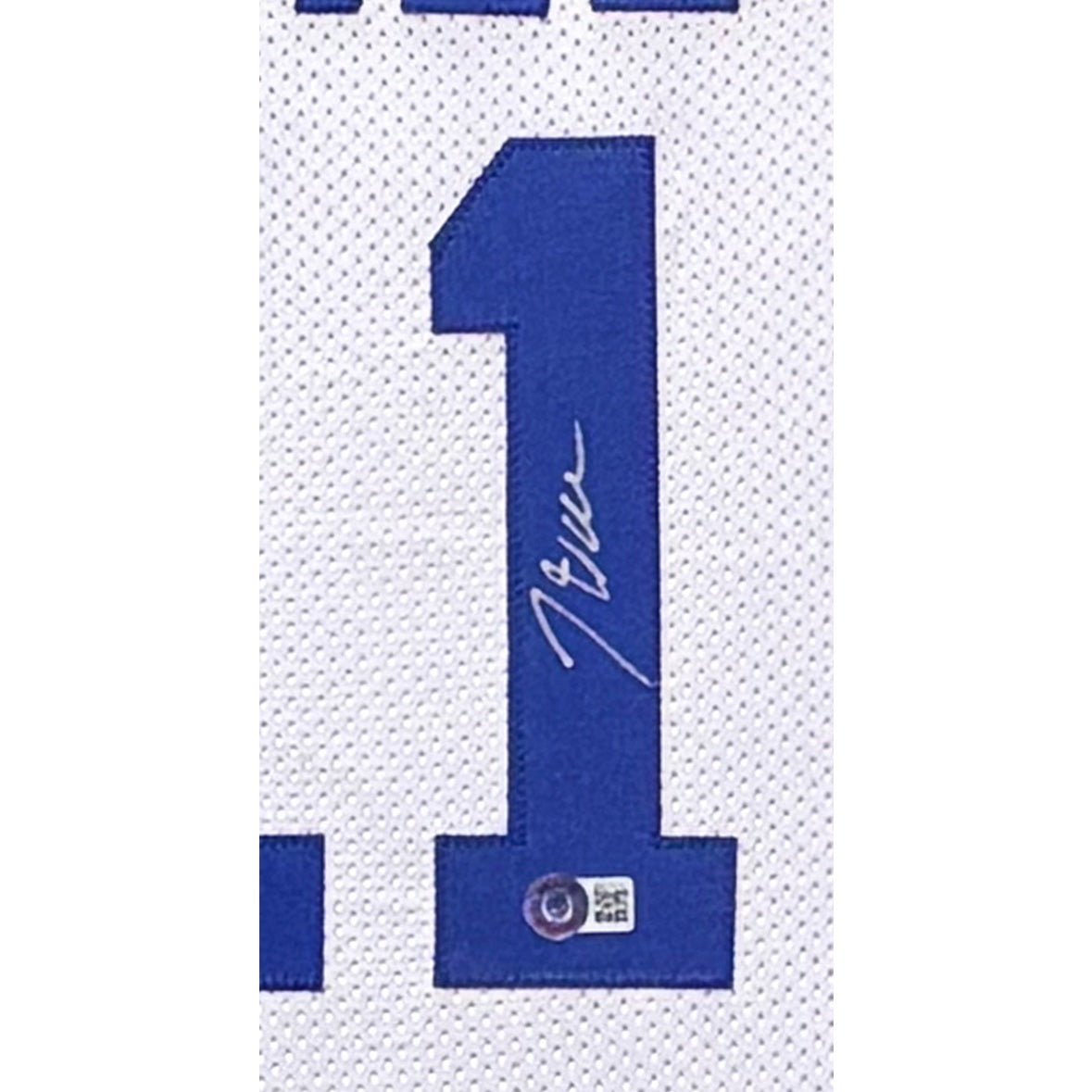 John Wall Framed Signed Jersey Beckett Autographed Kentucky Blue White