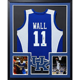 John Wall Framed Signed Jersey Beckett Autographed Kentucky