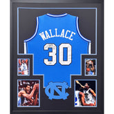 Rasheed Wallace Framed Signed Jersey Beckett Autographed UNC North Carolina IH
