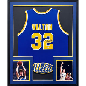 Bill Walton Signed Framed UCLA Jersey PSA/DNA Autographed 2P