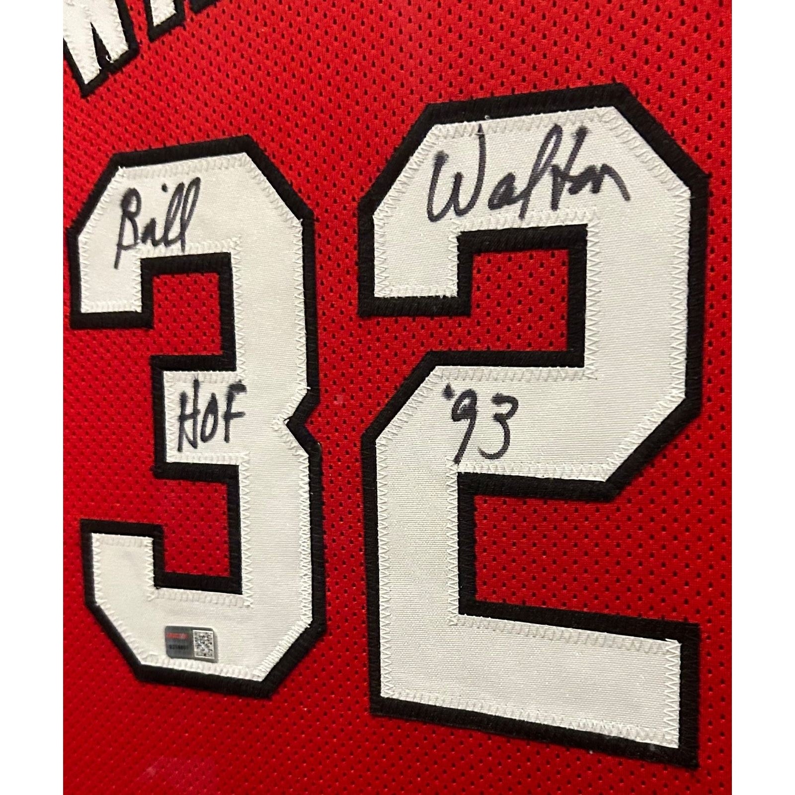 Bill Walton Framed Signed Jersey Tristar Autographed Portland Trailblazers