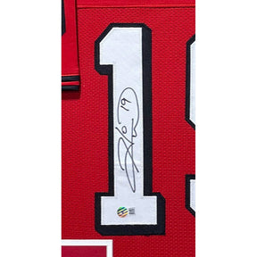 Hines Ward Signed Framed Jersey Beckett Autographed Georgia Bulldogs 2P