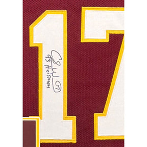 Charlie Ward Framed Signed Jersey PSA/DNA Autographed Florida State Heisman