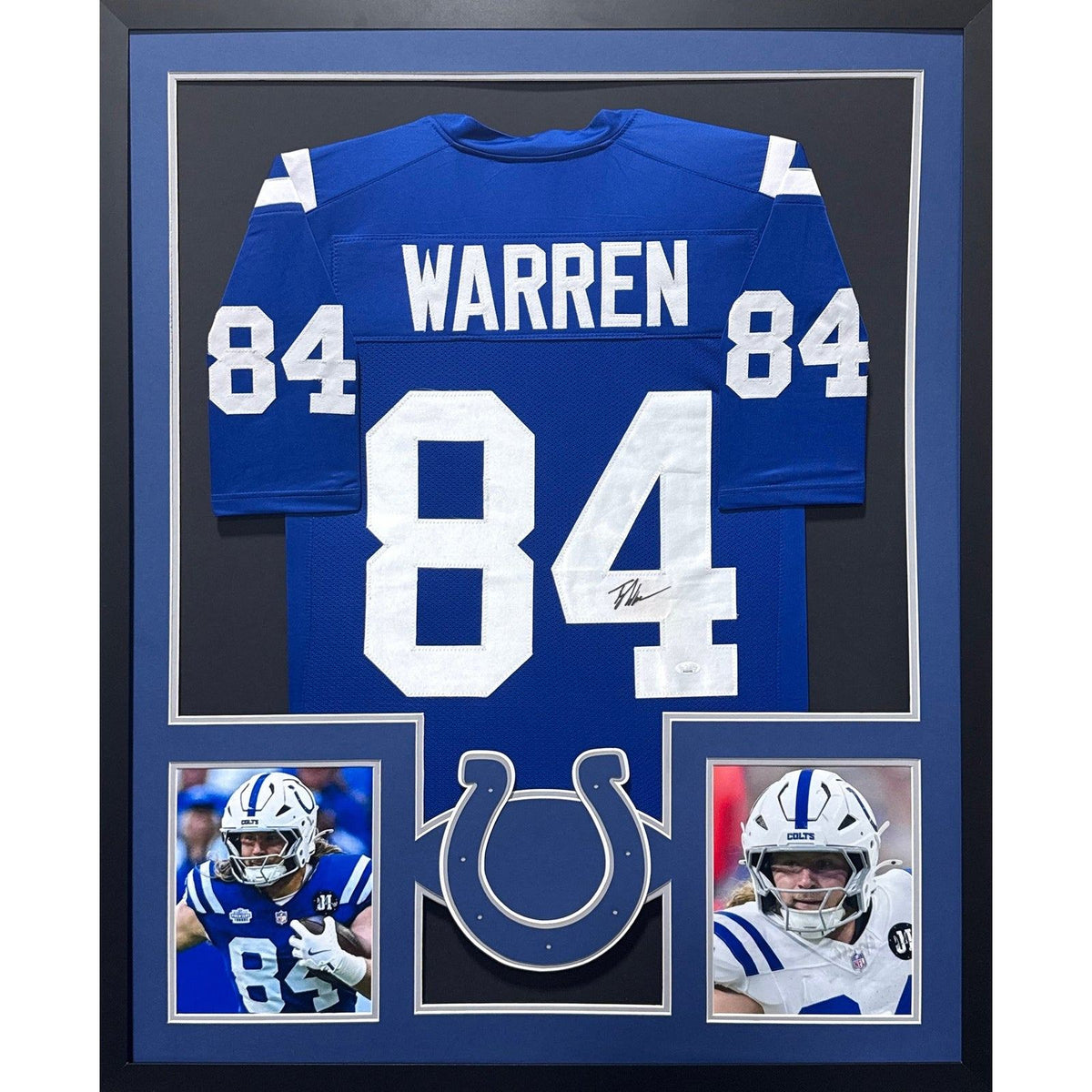 Tyler Warren Framed Signed Jersey JSA Autographed Indianapolis Colts