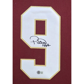 Peter Warrick Framed Signed Jersey Beckett Autographed Florida State FSU