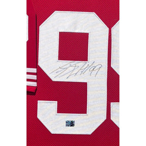 J.J. Watt Framed Signed Wisconsin Jersey Autographed Watt COA
