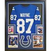 Reggie Wayne Signed Framed Jersey JSA Autographed Colts Indianapolis