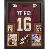 Chris Weinke Framed Signed Jersey Beckett Autographed Florida State