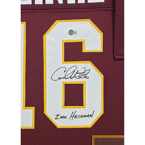 Chris Weinke Framed Signed Jersey Beckett Autographed Florida State
