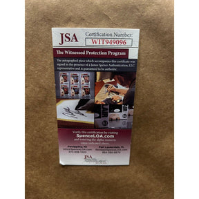 Jerry West Framed Signed White Jersey JSA Autographed West Virginia 2P