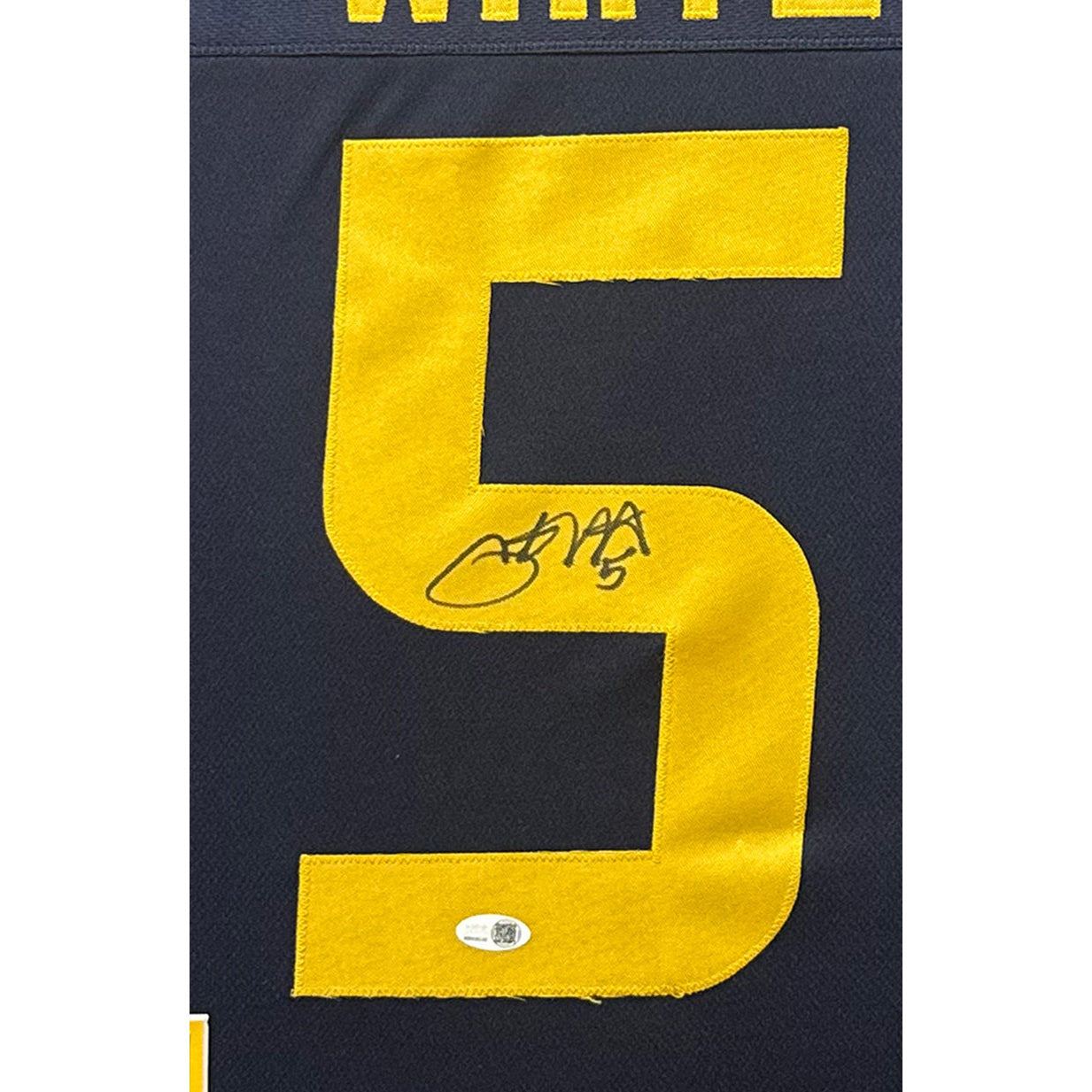 Pat White Signed Framed Jersey JSA Autographed West Virginia