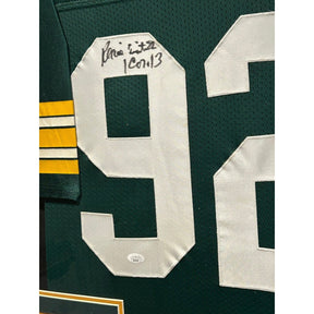Reggie White Framed Signed Jersey Autographed Green Bay Packers JSA Rare