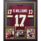 Doug Williams Framed Jersey Beckett Autographed Signed Washington Redskins