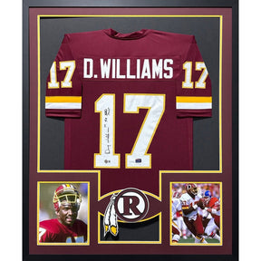 Doug Williams Framed Jersey Beckett Autographed Signed Washington Redskins