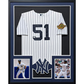Bernie Williams Signed Jersey JSA Autographed New York Yankees Patch