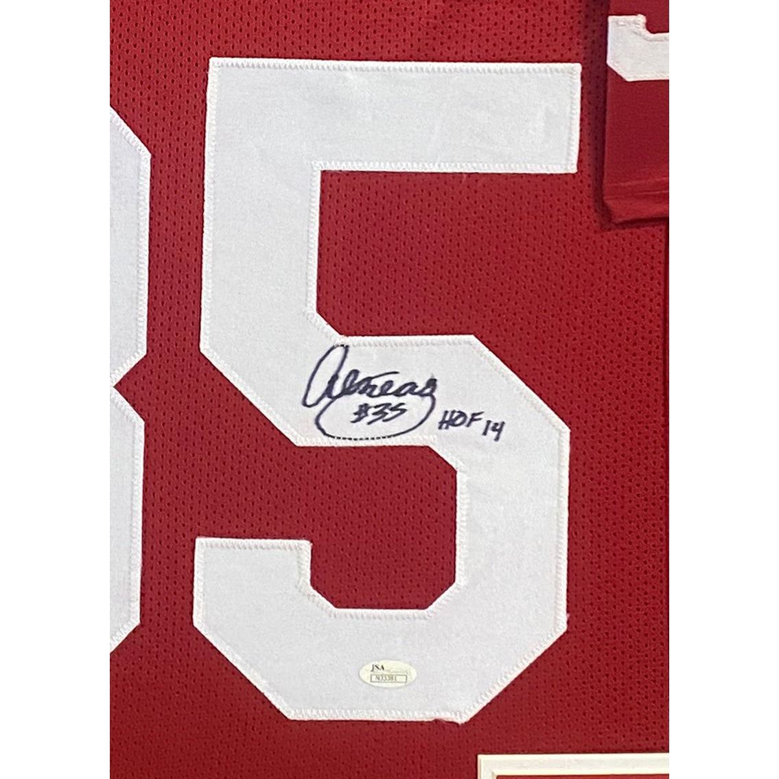 Aeneas Williams Signed Framed Jersey JSA Autographed Phoenix Cardinals