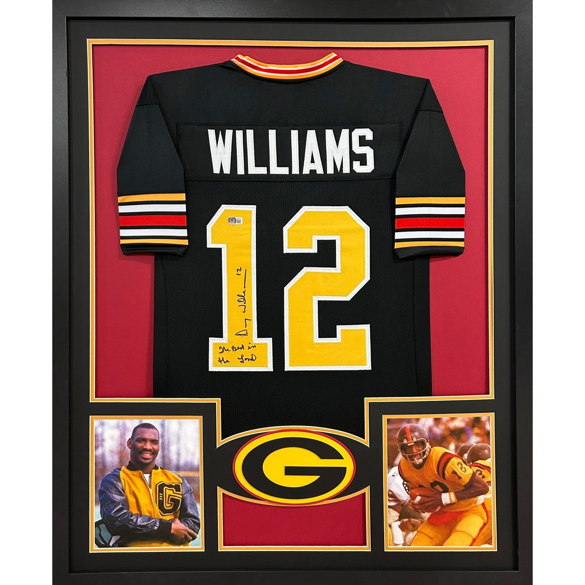 Doug Williams Signed Framed Jersey JSA Autographed Grambling Redskins