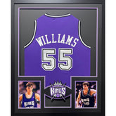 Jason Williams Framed Signed Jersey Beckett Autographed Sacramento Kings