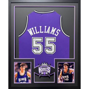Jason Williams Framed Signed Jersey Beckett Autographed Sacramento Kings