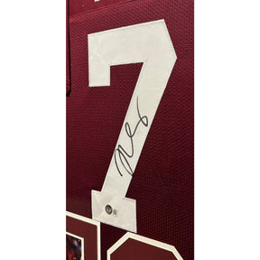 Trent Williams Framed Jersey Beckett Autographed Signed Oklahoma