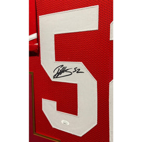 Patrick Willis Framed Red Jersey Signed San Francisco 49ers JSA Autographed