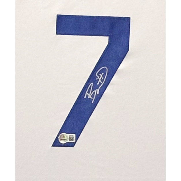 Bobby Witt Jr. Framed Signed Blue Jersey Beckett Autographed KC Royals