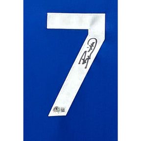 Bobby Witt Jr. Framed Signed Blue Jersey Beckett Autographed KC Royals