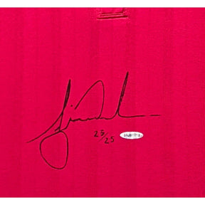 Tiger Woods Framed Signed Red Polo Shirt UDA Autographed UpperDeck