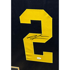 Charles Woodson Framed Signed Jersey JSA Autographed Michigan HW